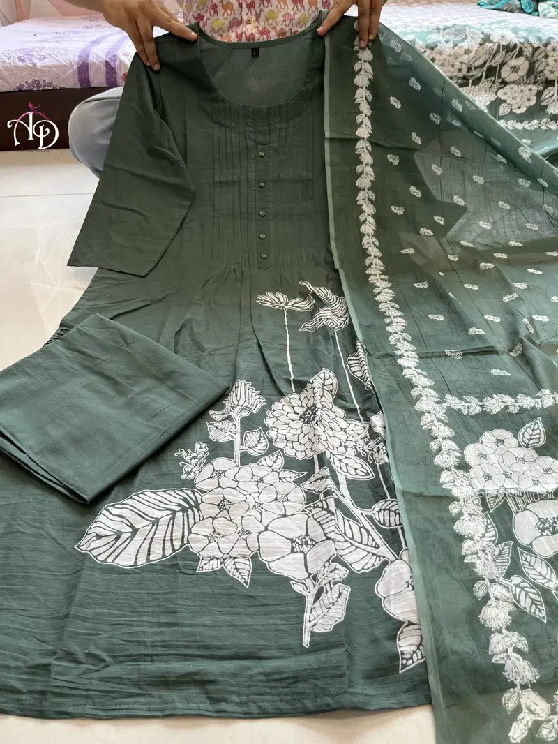 Rasam By Akshar Printed Designer Pure Cotton Kurti With Bottom Dupatta Wholesale Shop In Surat